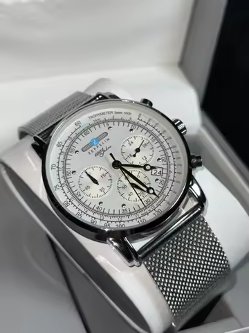 ZEPPELIN Retro Automatic Couple Watch Mens Zeppelin Airship Automatic Watch Fashion Leisure Commemor