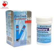 Strip Reffil Kolesterol Kolestrol Easy touch isi 10 pcs /strip kolesterol easy touch/stik kolesterol
