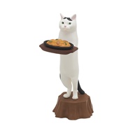 HULUXIONGDI | Cat Waiter Pure Tea Figurine Calico and Black Cat