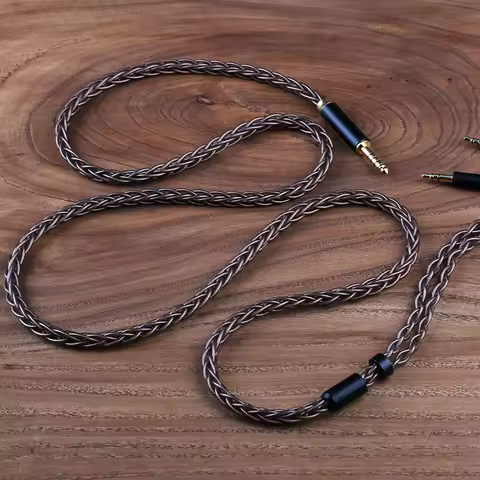 OPENHEART Kingwood 8 Core Litz OCC Headphone Cable 1 to 2 jack dual 3.5/2.5/4.4mm/XLR Pure copper Ba