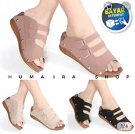 Sandal Wanita 2022 | Sendal wanita terbaru | Wedges cantik | Wedges Simple | Sandal Hak Tinggi| By H
