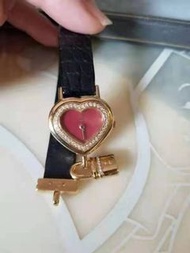 Corum Lady Gold Diamond Heart Shaped Lock 崑崙錶 昆倫 昆崙 Model 2418165