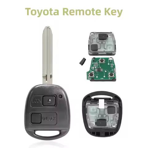 Remote Car Key with ID67/ID68/4C Chip For Toyota Camry Land Cruser 120 Prado 2/3 Buttons 315MHz 433M