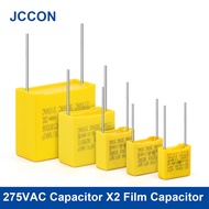 10Pcs 275VAC Capacitor X2 Series Polypropylene Film Capacitor 0.1UF 0.15UF 0.22UF 0.33UF 0.47UF 0.1u