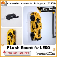 Flush Wall Mount For Lego Technic Chevrolet Corvette Stingray (42205)