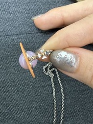 Vivienne Westwood tiny orb necklace (milky flesh/rose gold）立體星球頸鏈 粉紅色