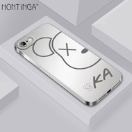 Hontinga ปลอกกรณีสำหรับ Iphone 6 6วินาที7 8บวก SE 2020 SE 2022 SE3 SE 3กรณีใหม่สแควร์ซอฟท์ซิลิโคนกรณีเย็นหมีเต็มปกกล้อง Protectior กันกระแทกกรณียางปกหลังโทรศัพท์ปลอก Softcase สำหรับสาวๆ