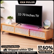 【100%Bamboo】TV Cabinet Kabinet TV Suitable For 32-70 Inches Cabinet TV TV Cabinet Rattan 电视柜