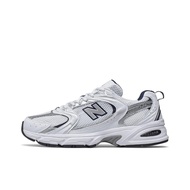 NB 530 White Silver Navy Authentic  Unisex 4Q0A