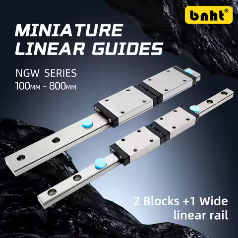 MGW Double Blocks Wide Linear Rail Guideway MGW7/MGW9/MGW12/MGW15 C/H Type – CNC 3D Printer Laser En