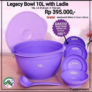 Wadah Baskom Sayur Tupperware Set Mangkok / Tempat Es Buah Wadah Saji