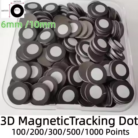 100-1000 Pcs 3D Magnetic Tracking Dot For Scanner Inner 6.0 Mm Outer 10 Mm Scanning Reference Point 