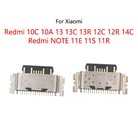 For Xiaomi Redmi 10C 10A 13 13C 13R 12C 12R 14C / Redmi NOTE 11E 11S 11R USB Charge Socket Port Jack