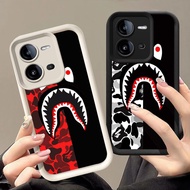 Casing for VIVO Y200 Y28 Y17S Y28s V25E Y75 V23E V25 V23 5G T1 Y29 V19 Neo V17 Q-49 bape shark
