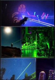 ULTRA-BRIGHT Laser Pointer + Starry Projection (Detachable &amp; Adjustable Len Cap) Super Green Beam Laser Pointer  -for Indoor /Outdoor (1500M)  -High Visibility