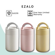 EZALO Macaroon SUS316 Food Jar Thermal Cook Vacuum Travel Flask (600ml)