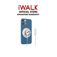 iWALK Magnetic Wireless Charger 15W with Phone Finger Ring