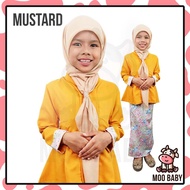 Moo Baby Baju Kebaya Peplum Baju Kebaya Budak Perempuan Baju Raya 2024 Budak Kebaya Budak Perempuan 