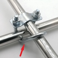 _cross tube Buckle Galvanized Steel Pipe U-bolt Connector Clamp Double Scaffolding Fixed U-Shaped Pa