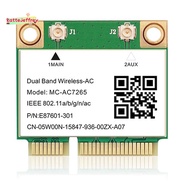 1200Mbps Bluetooth 4.2 Wifi Card -AC7265 Wireless Network Card 7265 802.11ac 2.4G 5Ghz for Laptop 72