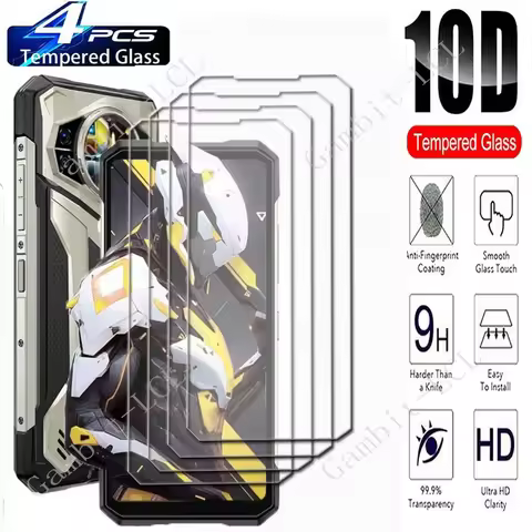 4PCS For Doogee S200 Plus Screen Protective Tempered Glass ON DoogeeS200Plus S200Plus S200X X 6.72" 