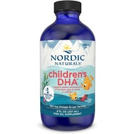Nordic Naturals DHA Kanak-Kanak, Strawberi - 8 oz untuk Kanak-Kanak - 530 mg Omega-3 dengan EPA & DH