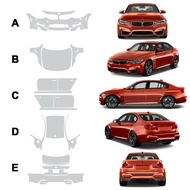 Pre-Cut Paint Protection Film for BMW M3 Sedan CS F80 2014-2019 Clear Kit PPF TPU Transparent Car Bo