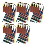 【JJL】-20 Pcs Bible Ribbon Bookmark Bulk Artificial Leather Christian Book Markers with 5 Colorful Ri