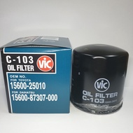 Vic Oil Filter C-103 for Toyota 2T/ 5R (C103) Made in Japan