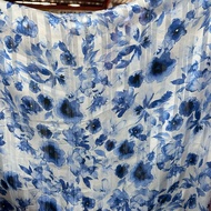 Silk Dobby Chiffon Fabric - Silk Dobby Premium Motif - Silk Motif Fabric - Price 0.5 mtr