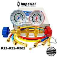 Imperial อิมพีเรียล เกจวัดน้ำยาแอร์ Series 396-CKP พร้อมสาย 36 3 เส้น  MANIFOLD  GAUGES 396-CKP