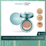 Wardah Exclusive Flawless Cover Cushion - Silky Smooth Matte Finish Cushion with SPF30 PA+++, Flawle