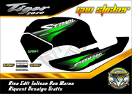 STRIPING TIGER 2000 STIKER TIGER LAWAS STRADA HONDA TILAM TILAS STICKER COSTUM VARIASI HONDA HEREX