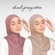 [HOT ITEM] Shawl Jersey Cotton Plain Premium