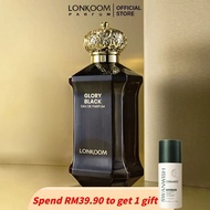 LONKOOM Minyak Wangi Perfume EDP GLORY BLACK Wangian kayu pedas--100ml