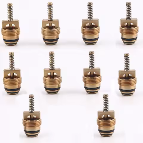 10pcs M10 A/C Valve Core Fitting MT0065 15-75236 For Ford Universal Air Condition System Valves Bras