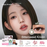 Hapa Kristin คอนแทคเลนส์ รายเดือน รุ่น Bittersweet สี Olive Brown (2pcs/box) มีค่าสายตา Contact Lens