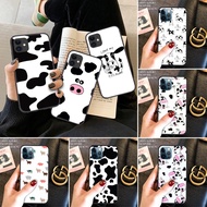 for iPhone 6 6S 7 8 Plus XR XS TPU soft Case G212 cow pattern