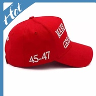 New Hot Trump 2026 MAGA RED Hat 45-47 Baseball Cap Make America Great Again Hats & Caps
