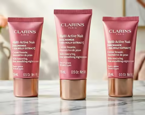 Clarins Multi-Active Renewing Day/Night Moisturizer Cream 15ml, All Skin Types, Original Skin Care H