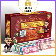 [Foxi] Cờ Tỷ Phú Premium Full Nam Châm Foxi Size Lớn Nhất Monopoly Cờ Tỉ Phú Đồ Chơi Trí Tuệ Trẻ Em