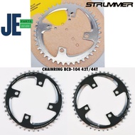 Chainring Strummer 104 Symmetric Round 42T 44T NarrowBcd