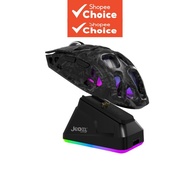 Professional 6D Triple Mode Gaming Mouse with Charging Dock, FR2012C+PAW3311 IC 12000 DPI, BT/2.4G/W