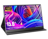 Portable Monitor Extremely Slim&Lightweight 15.6 Inch 1080P USB-C Laptop HDMI Computer Display Gamin