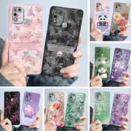For Infinix Hot 11 Play Hot 10 Play X688C X688B Case Fashion Simplicity Painting Floral Silicone Sof