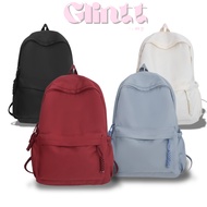GLINTT.MY - ALISYA BACKPACK BEG SANDANG BERKUALITI & PLAIN UNTUK PELAJAR KOLEJ UNIVERSITI WATERPROOF