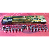 kit audio prosesor plus sub frequency excellent