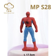 MP S28 - Hiasan kue cake topper spiderman berdiri jumbo