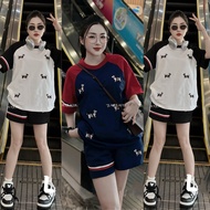Women's cheap and beautiful home wear Set, loose fit summer, women's thigh Set, women's clothing Set