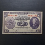 UANG KUNO 2.5 GULDEN NICA TH 1943 GRADE UNC ORIGINAL
